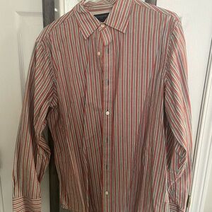 Vintage Banana Republic Striped Men's Shirt - Medium